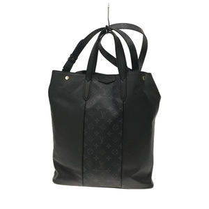 Louis Vuitton Taigarama Outdoor Leather Monogram Tote Bag Black